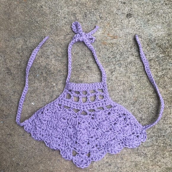 Crocheted Baby Crop Top - Picture 2 of 3